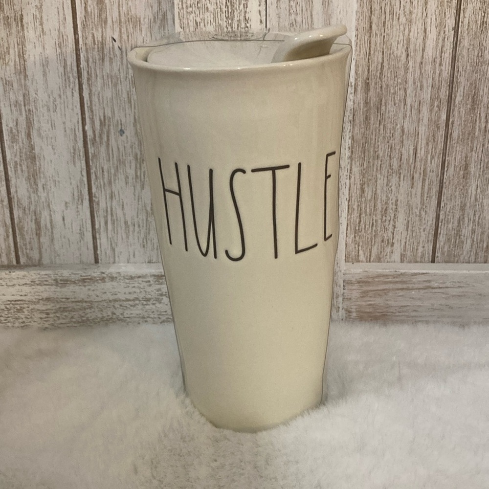 Rae Dunn Hustle Travel Tumbler